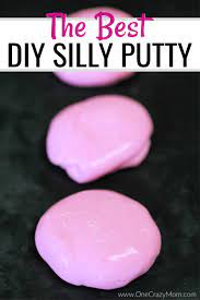 homemade silly putty quick and easy
