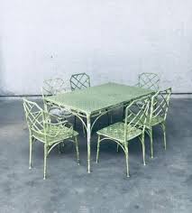 Calcutta Faux Bamboo Outdoor Dining Set