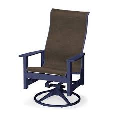 Leeward Swivel Patio Dining Chair