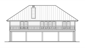 Stilt House Plan With Decks And Charm