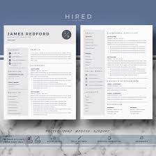 The templates are made in and for microsoft word, are all traditional and classic in their designs and will do the job for sure. Professional Resume Template For Mac Pages And Word On Behance