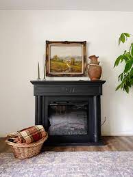 How To Paint A Black Fireplace Behr S
