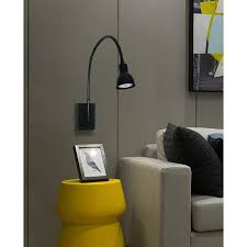 Gooseneck Wall Sconce With Led Bulb