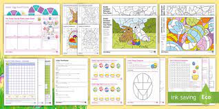 Ks2 sats revision by topic. Maths Easter Differentiated Activity Pack Teacher Made