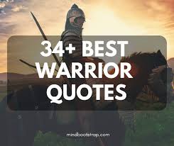 Out of every one hundred men, ten shouldn't even be there, eighty are just targets, nine are the real fighters, and we are lucky to have them for they make the battle. 34 Best Warrior Quotes Sayings To Motivate You 2021
