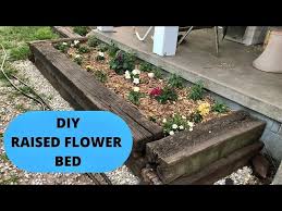 Diy Raised Flower Bed Made From
