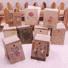 They're a simple accessory that grab the attention of those around you! 100pcs New Diy Jewelry Display Card Earring 4x5cm Earring Card Hang Tag Card Diy Jewelry Stud Earring Package Cards Jewelry Packaging Display Aliexpress