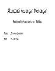 10 information about a person's working habits and practices. Uas Akm 1 Pptx Akuntansi Keuangan Menengah Soal Intangible Assets Dan Current Liabilities Nama Chandra Giovanni Nim 150503140 P 12 5 On Mexico Company Course Hero