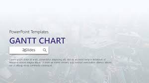 Free Gantt Chart Templates For Powerpoint Presentations