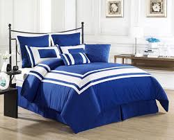 The Lux Decor Queen Blue Comforter Set