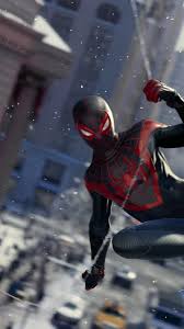 It's strange that the case is so similar to the kind used by ps4. Wallpaper Spider Man Miles Morales Gameplay Ps5 Playstation 5 Blm Games 22573