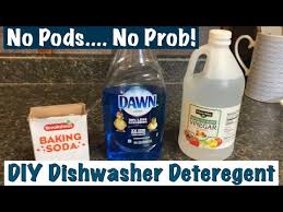 use dawn instead of dishwasher pods