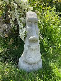 Easter Island Moai Head Bust Stone