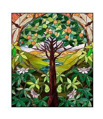 Stained Glass Tree Pattern To