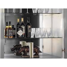 Black Metal Drinks Cocktail Cabinet