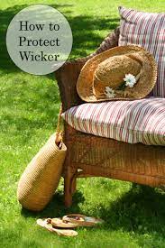 protecting wicker furniture