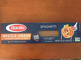 whole grain spaghetti nutrition facts