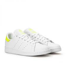 Adidas Stan Smith White Neon Yellow