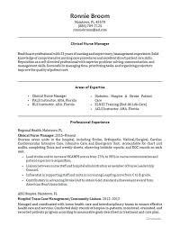 Clinical Nurse Manager Resume Example Hospice Patient Care