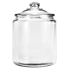 anchor hocking heritage hill jar with