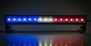 Led Bar 5p Led Light Bar 5 6 Police Red White And Blue Lights Michael S Rc Hobbies
