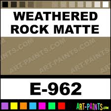 Weathered Rock Matte Exotic Glaze Ceramic Paints E 962