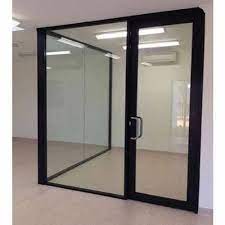 Aluminium Glass Entrance Double Door