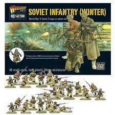 Amazon.com: Wargames Delivered Bolt Action Miniatures - Warlord Games Soviet  Infantry (Winter) 28mm Miniatures - 40 Soviet Union Military Models, WW2  Model Kits, Wargaming Plastic Model Kits Military : Arts, Crafts & Sewing
