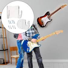 Acrylic Wall Mounted Guitar Hanger Set