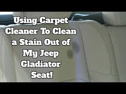 Stain Out Of My Jeep Gladiator Seat