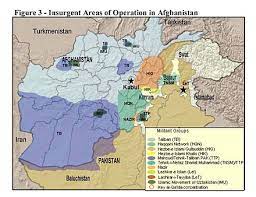 A closeup of a map of war torn afghanistan, focused on the capital city of kabul. Taliban Insurgency Wikipedia