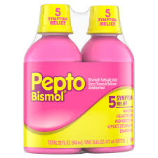 Pepto Bismol Liquid For Nausea Heartburn Indigestion