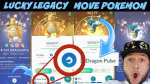 FIRST EVER *RARE *LUCKY LEGACY MOVE* DRAGONITE & GYARADOS LUCKY POKEMON ARE  LIVE IN POKEMON GO! - YouTube