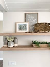 Oak Floating Shelves Floating Shelf Decor
