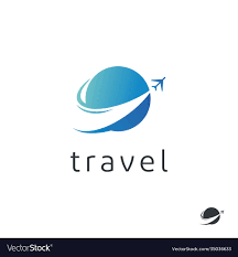 travel agency logo trip design royalty