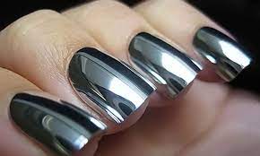 chrome nails angel nails hair