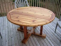 Cedar Patio Table Diy Patio Table