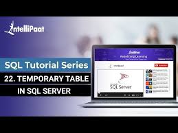 temporary table in sql server how to