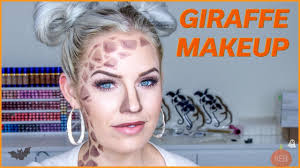 halloween makeup tutorial giraffe