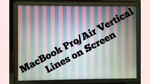 macbook pro air vertical lines on