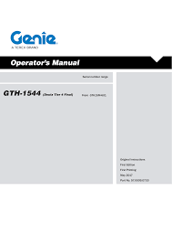 Operator S Manual Genie Industries Manualzz Com