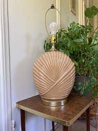 Large Art Deco Glass Lamp