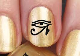 eye of horus egyptian nail art
