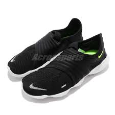Details About Nike Free Rn Flyknit 3 0 Black Volt White Men Running Shoes Sneakers Aq5707 001