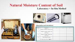 natural moisture content of soil lab