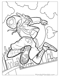 40 spider man coloring pages free pdf