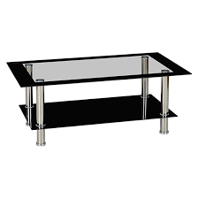 Hensol Clear Glass Coffee Table With