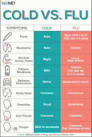 Differences Between Cold And Seasonal Flu Symptoms Blog