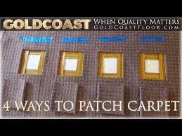 4 diffe ways to patch carpet must