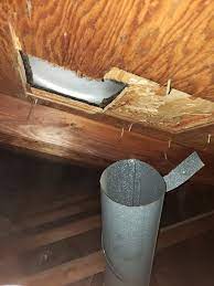 how can i repair kitchen exhaust duct
